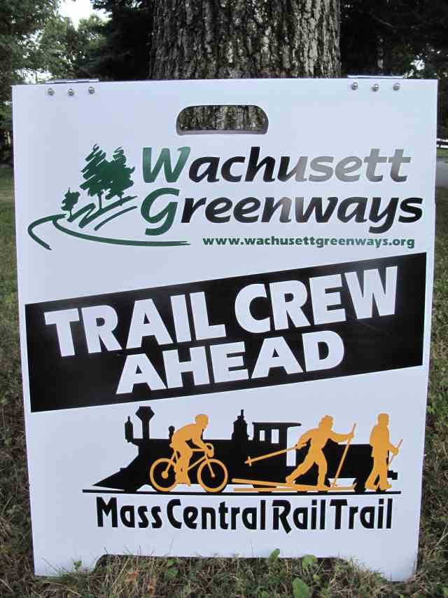 Trail Clearing - Mass Central Rail Trail in West Boylston